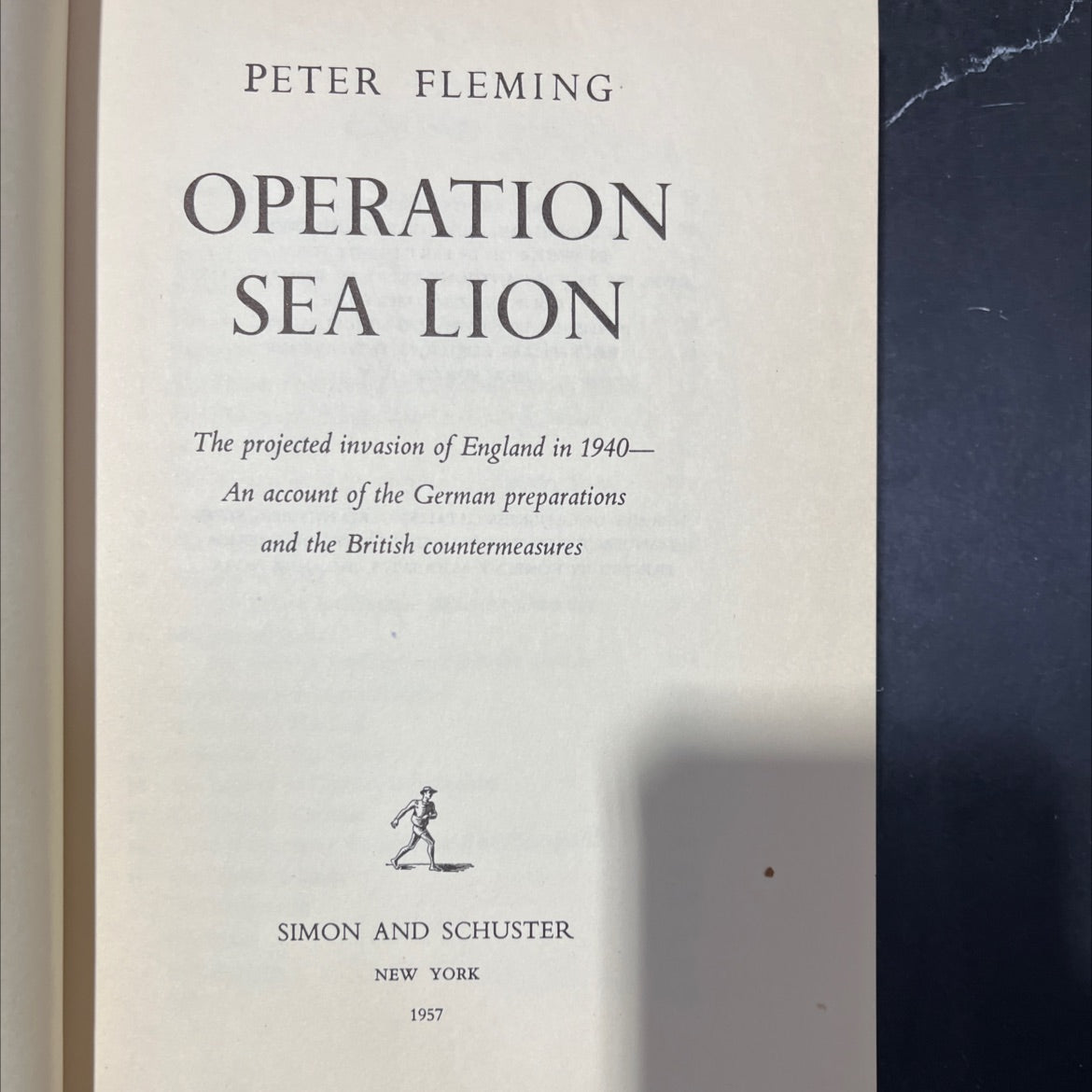 operation sea lion book, by peter fleming, 1957 Hardcover image 2