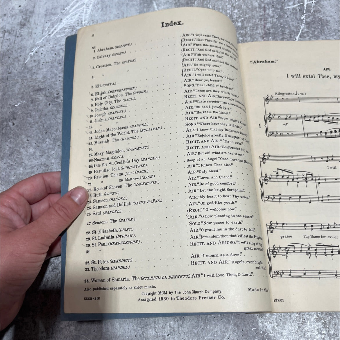 oratorio songs from the 6e standard oratorios new and old book, by various, 1930 Paperback image 3