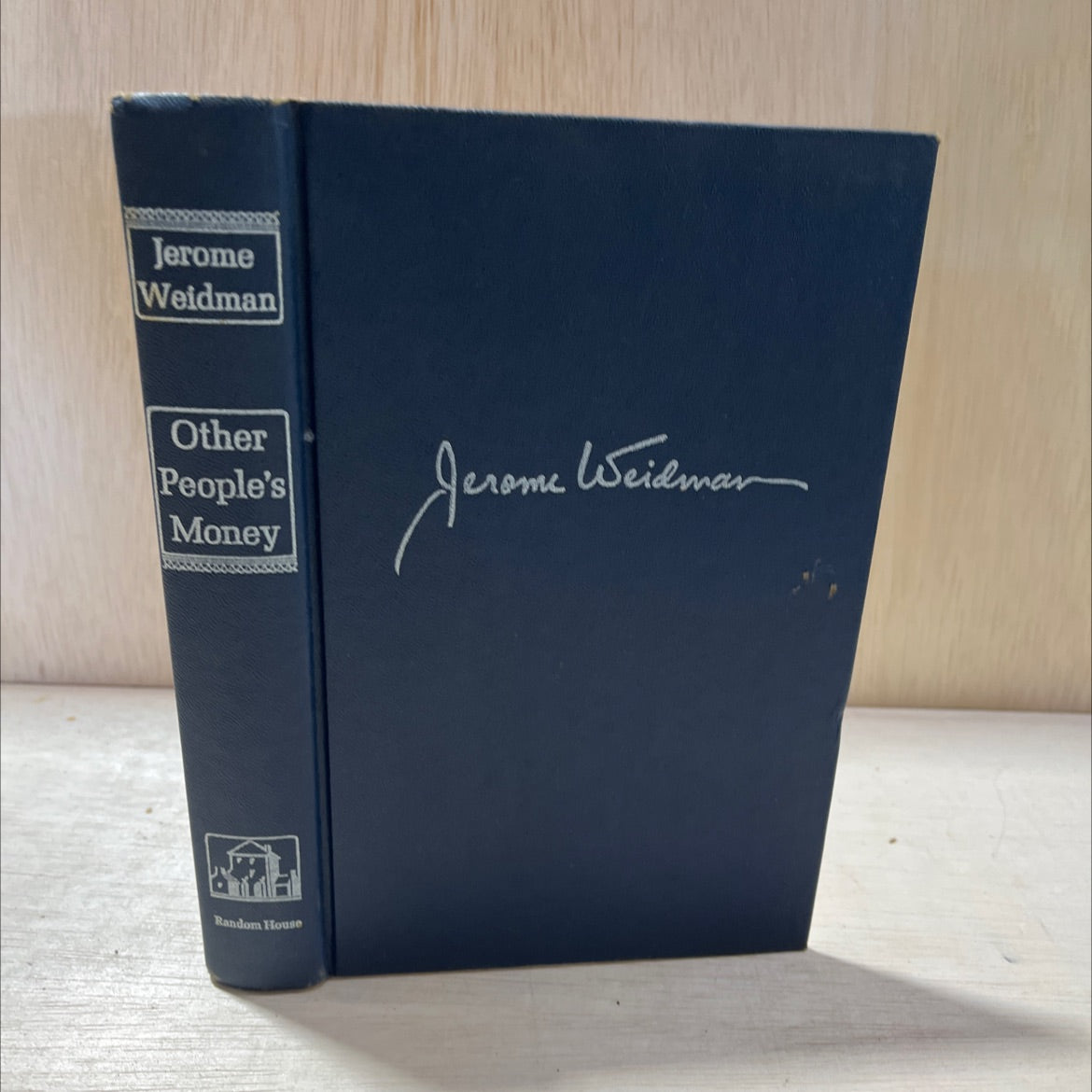 other people's money book, by jerome weidman, 1967 Hardcover, Vintage image 1