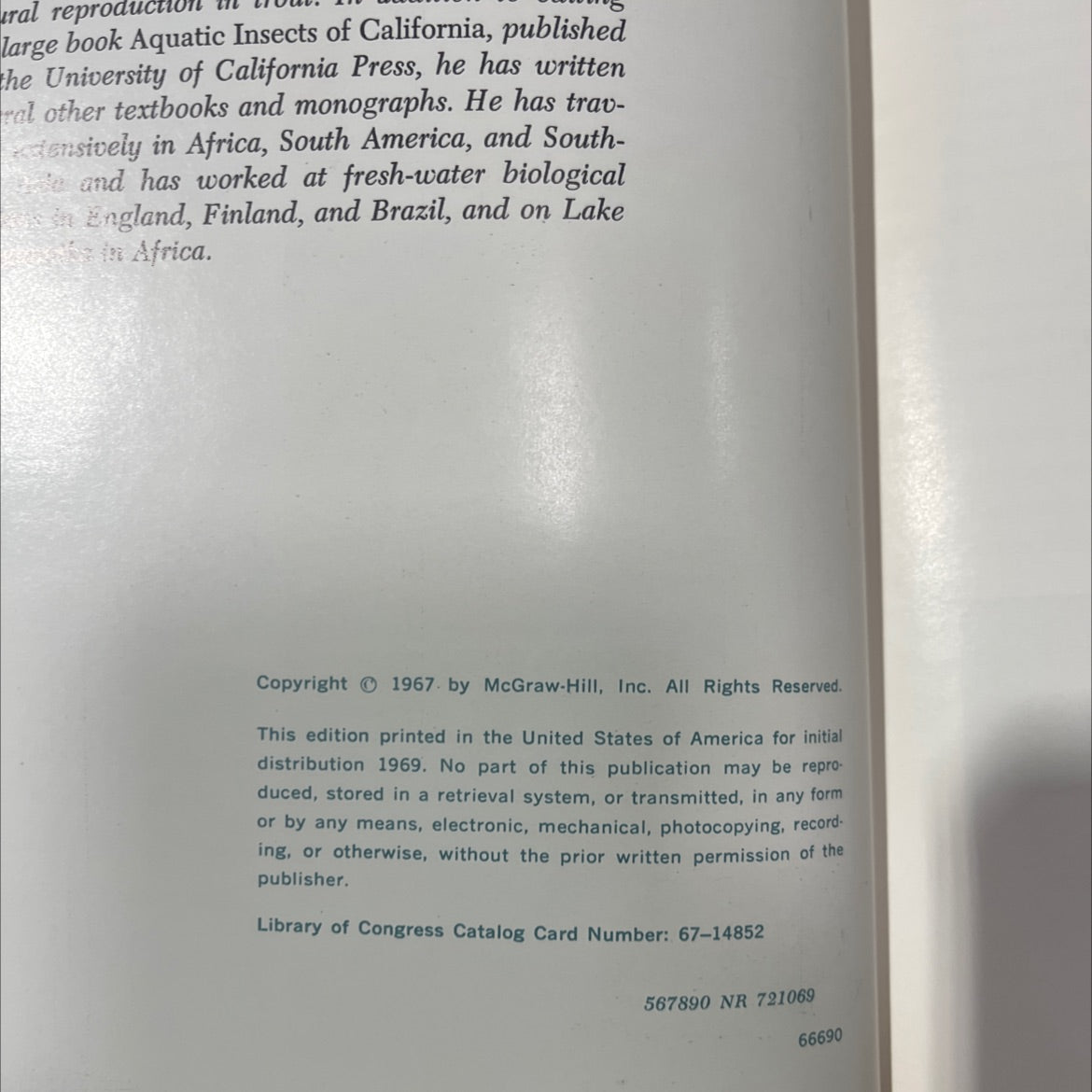 our living world of nature the life of rivers and streams book, by robert l. usinger, 1969 Hardcover image 3