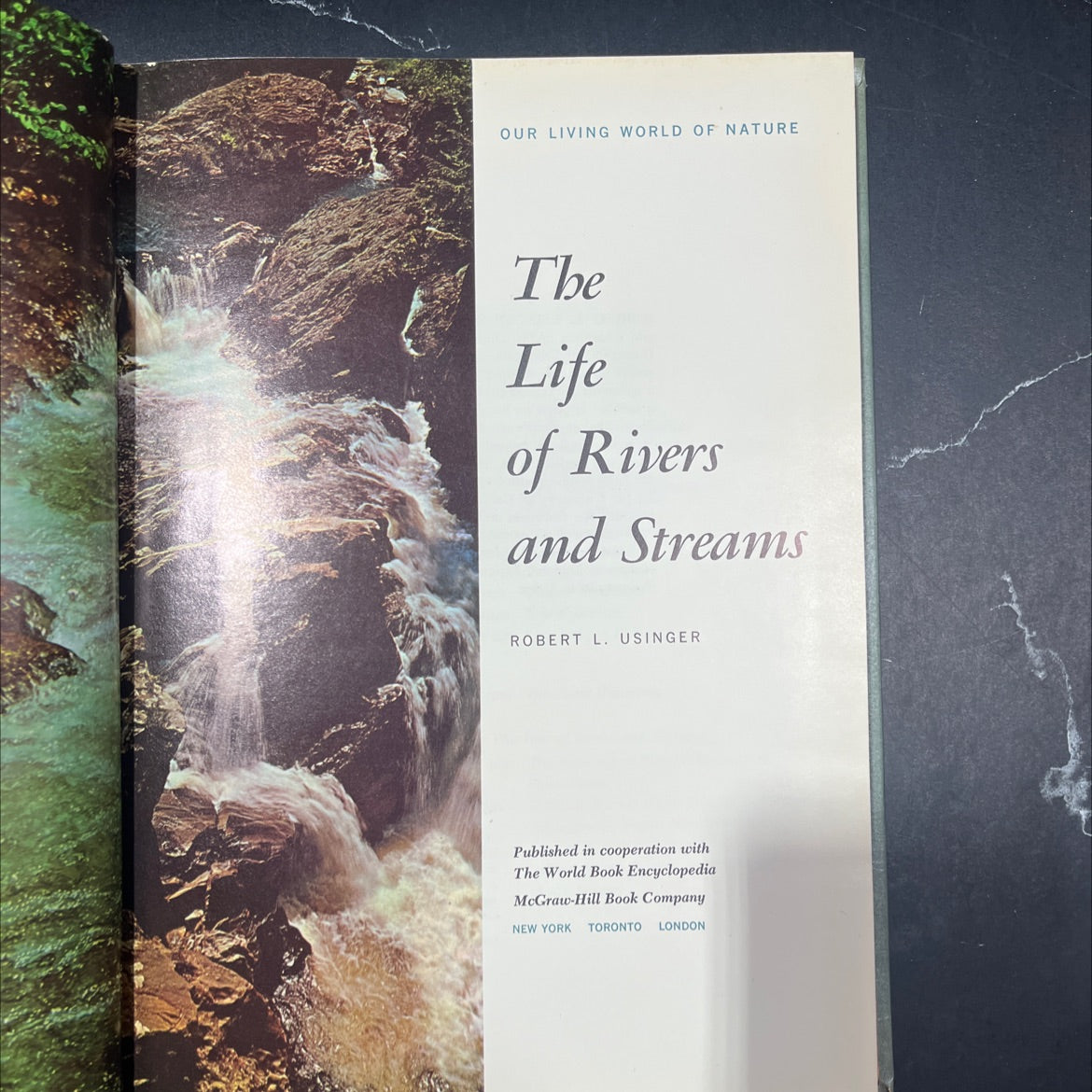 our living world of nature the life of rivers and streams book, by robert l. usinger, 1969 Hardcover image 2