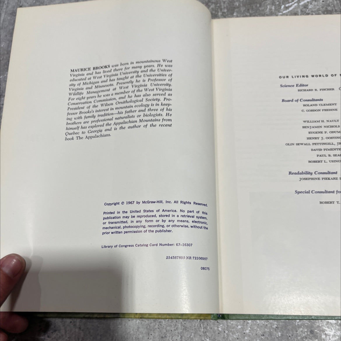 our living world of nature the life of the mountains book, by maurice brooks, 1967 Hardcover image 3