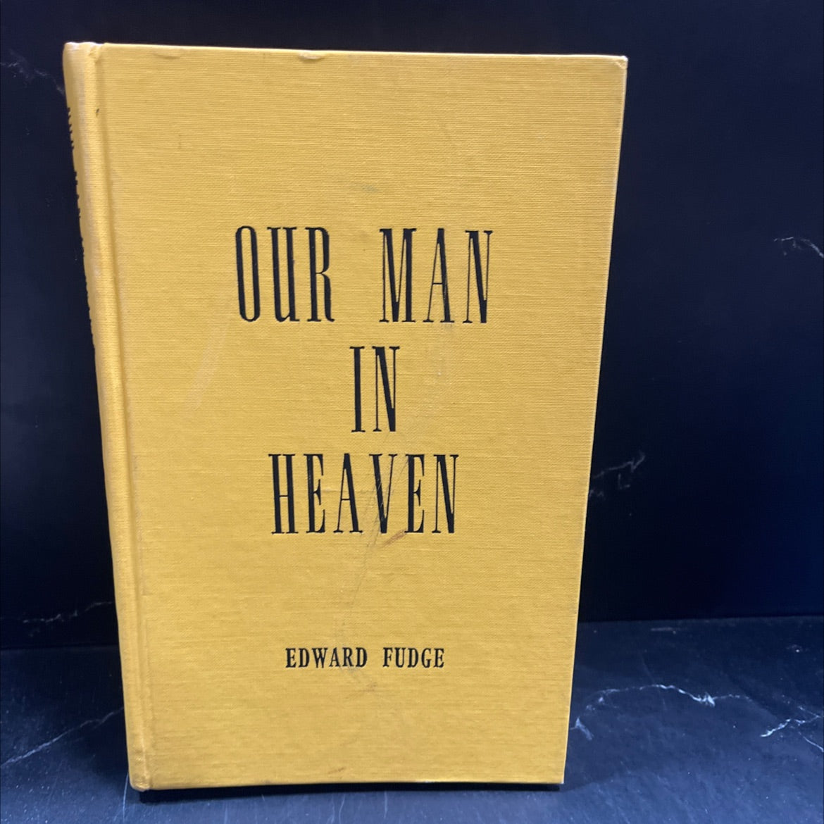 our man in heaven an exposition of the epistle to the hebrews book, by edward fudge, 1973 Hardcover image 1