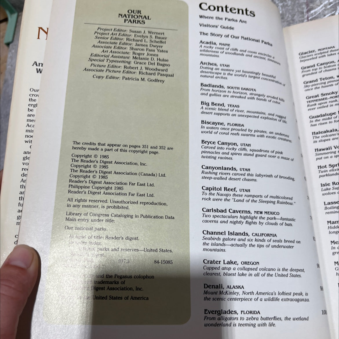 our national parks book, by Reader's Digest Association, Inc., 1985 Hardcover image 3