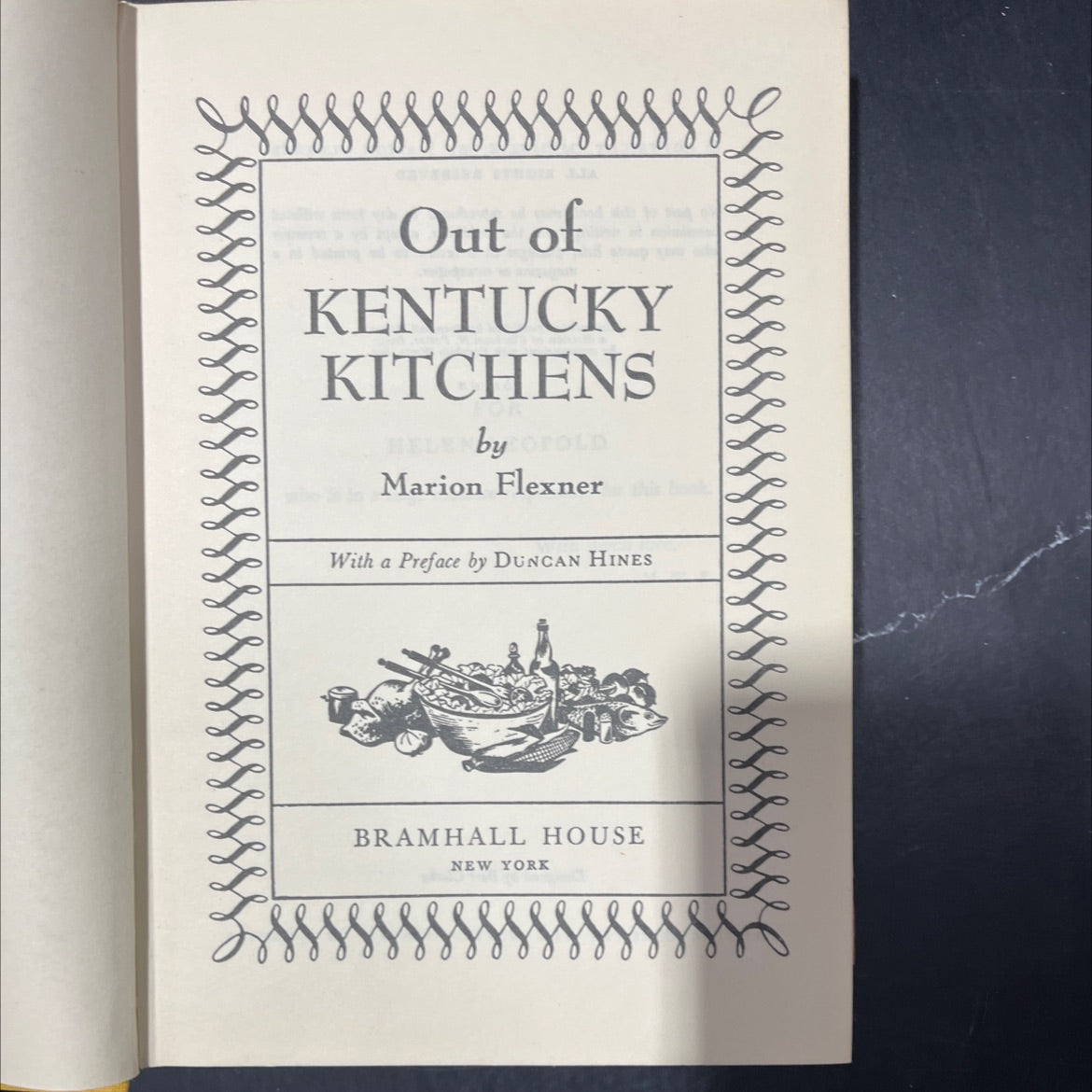 out of kentucky kitchens helen book, by marion flexner, 1949 Hardcover image 2