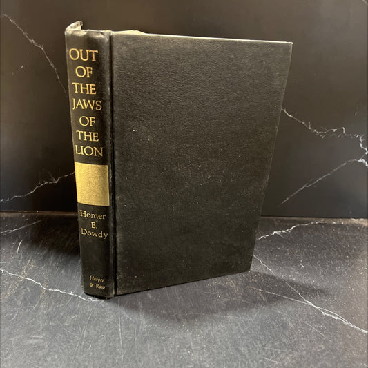 out of the jaws of the lion book, by Homer E. Dowdy, 1965 Hardcover image 1