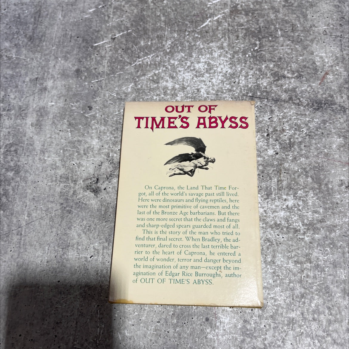 out of time's abyss book, by edgar rice burroughs, 1970 Paperback image 4