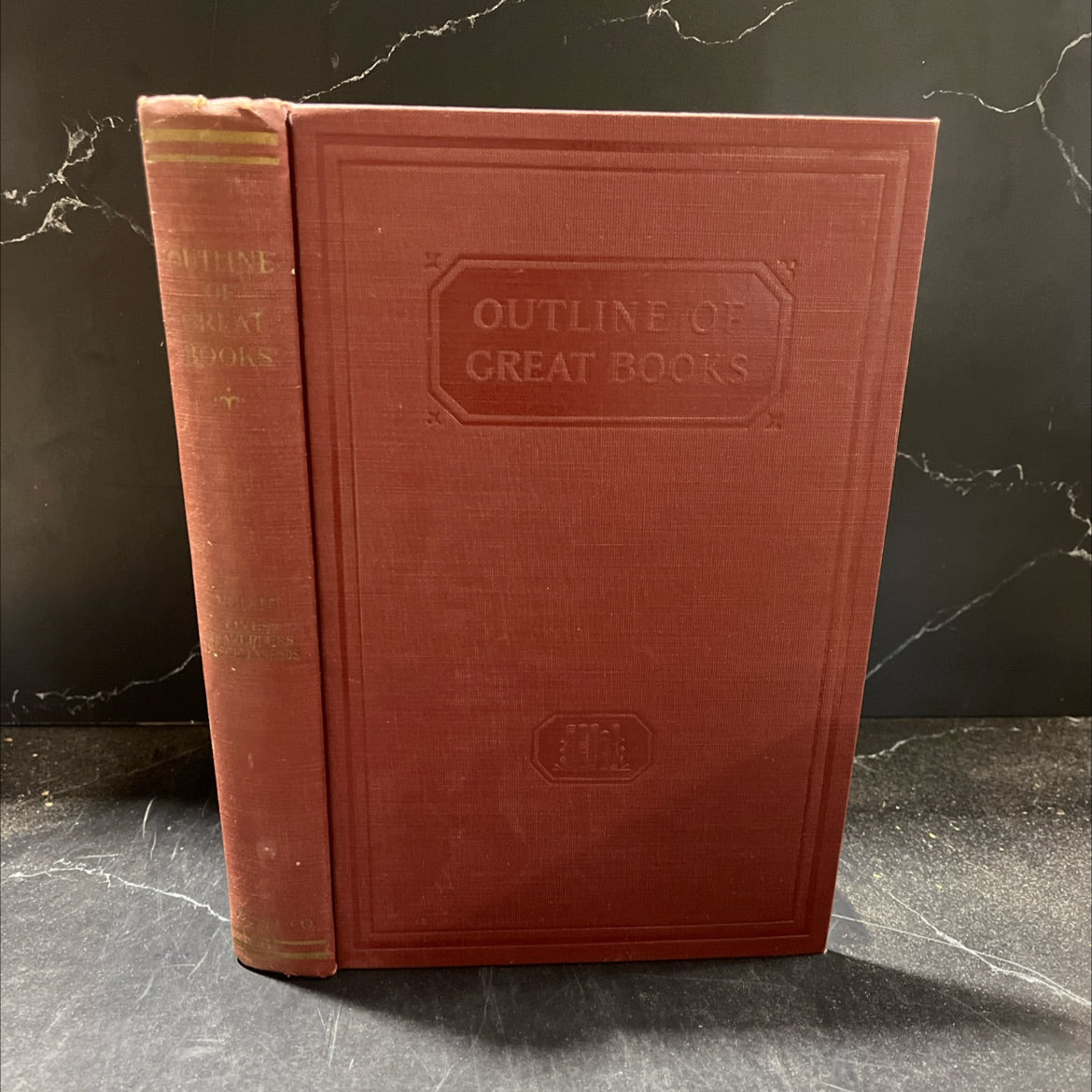 outline of great books book, by sir j. a. hammerton, 1934 Hardcover image 1