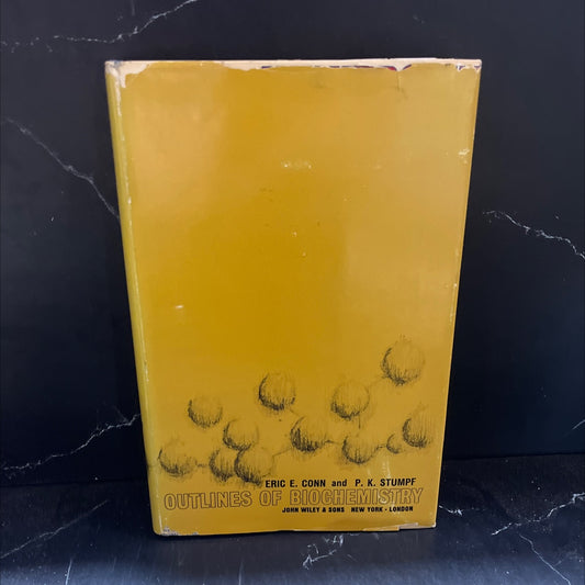 outlines of biochemistry book, by eric e. conn and p. k. stumpf, 1963 Hardcover image 1