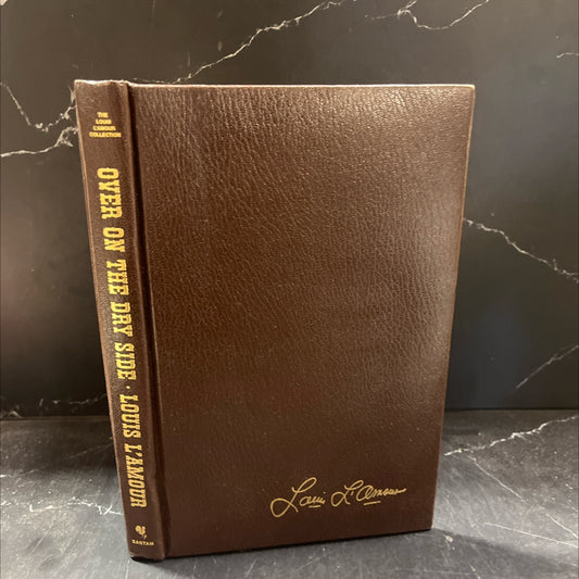 over on the dry side book, by louis l'amour, 1984 Leather image 1