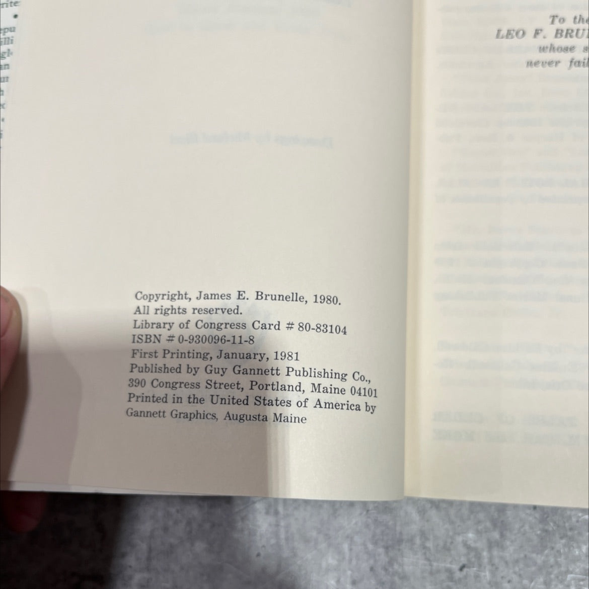 over to home & from away book, by Jim Brunelle, 1980 Paperback image 3