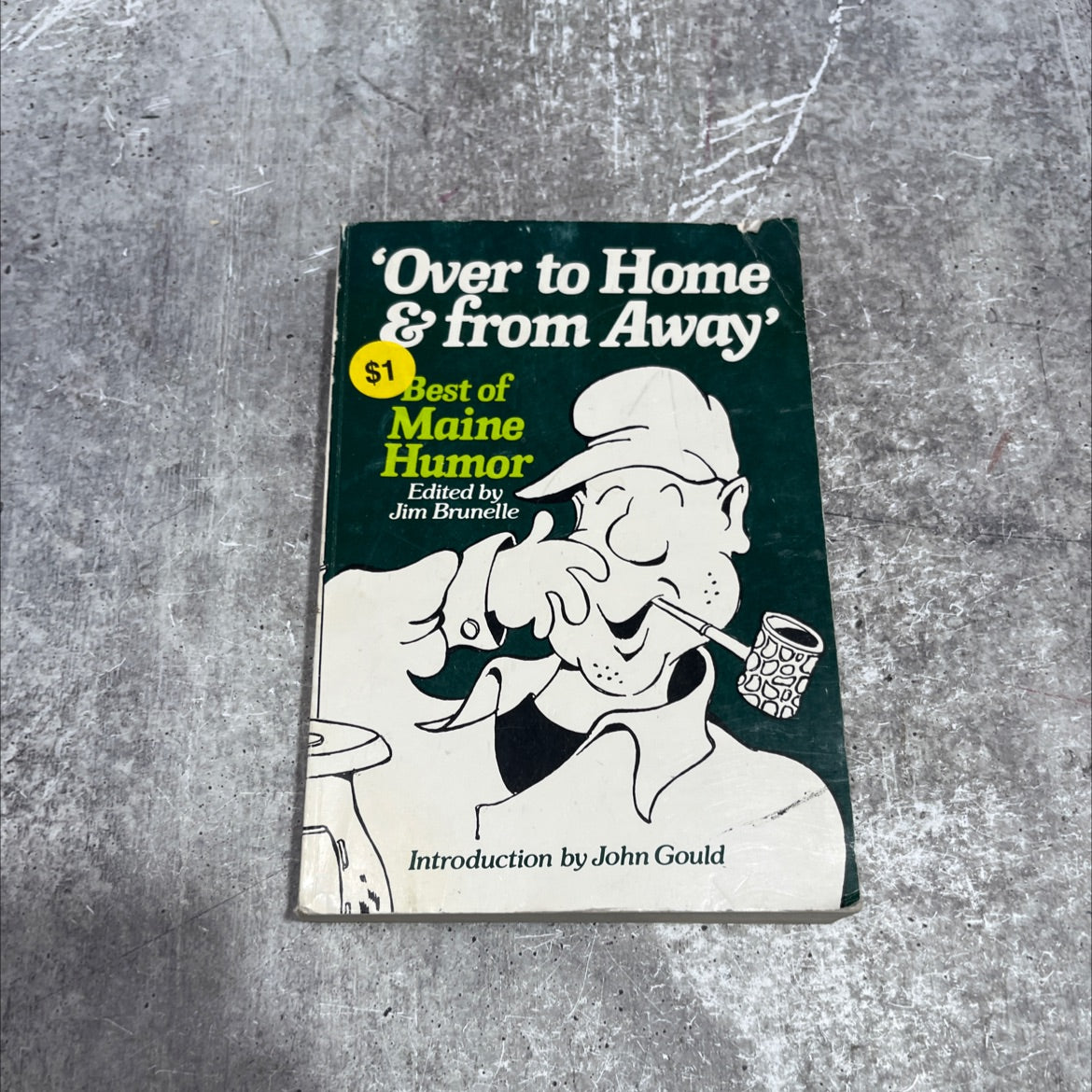 over to home & from away book, by Jim Brunelle, 1980 Paperback image 1