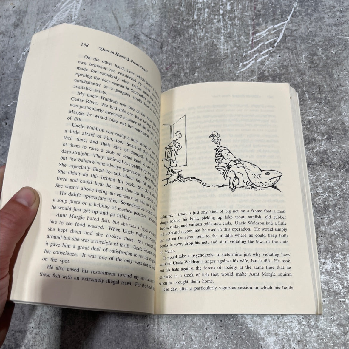 over to home & from away book, by Jim Brunelle, 1980 Paperback image 4