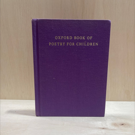 oxford book of poetry for children book, by edward blishen, 1963 Hardcover image 1