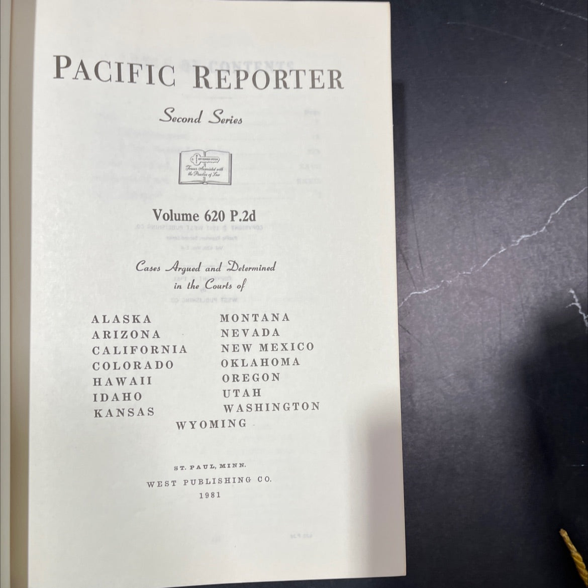 pacific reporter second series the practice of law volume 620 p.2d cases argued and determined in the courts of alaska image 2