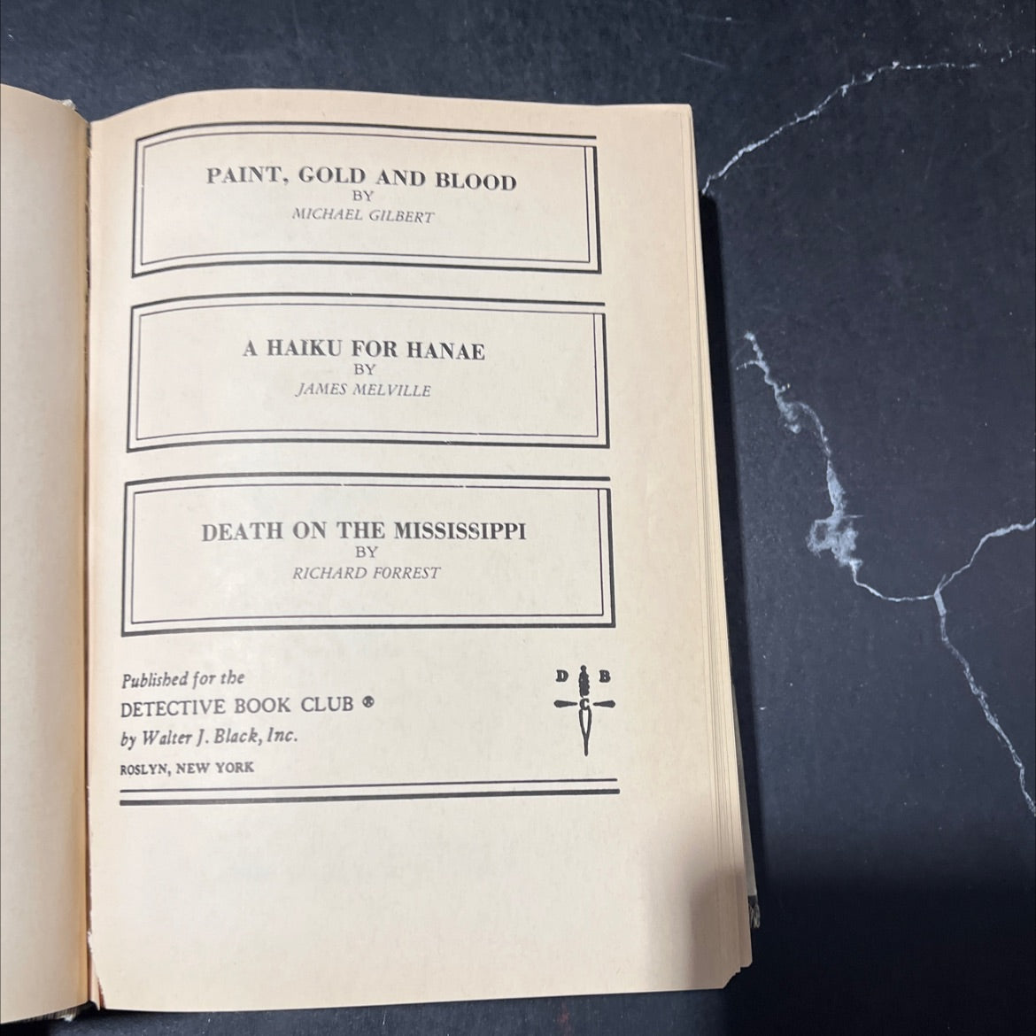 paint, gold and blood book, by Michael Gilbert, 1989 Hardcover image 2