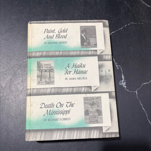 paint, gold and blood book, by Michael Gilbert, 1989 Hardcover image 1