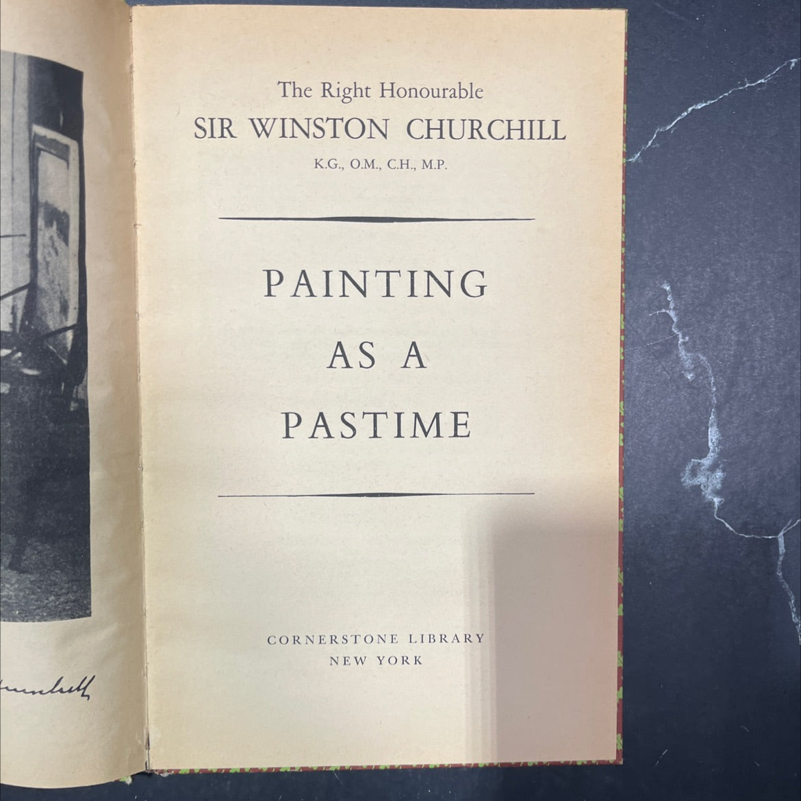 painting as a pastime book, by sir winston churchill, 1965 Hardcover image 2