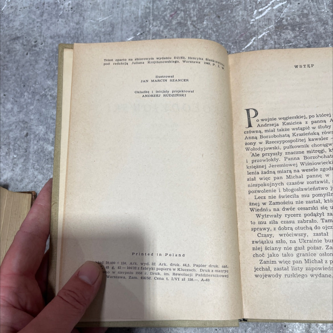 pan wołodyjowski book, by Henryk Sienkiewicz, 1958 Hardcover image 3