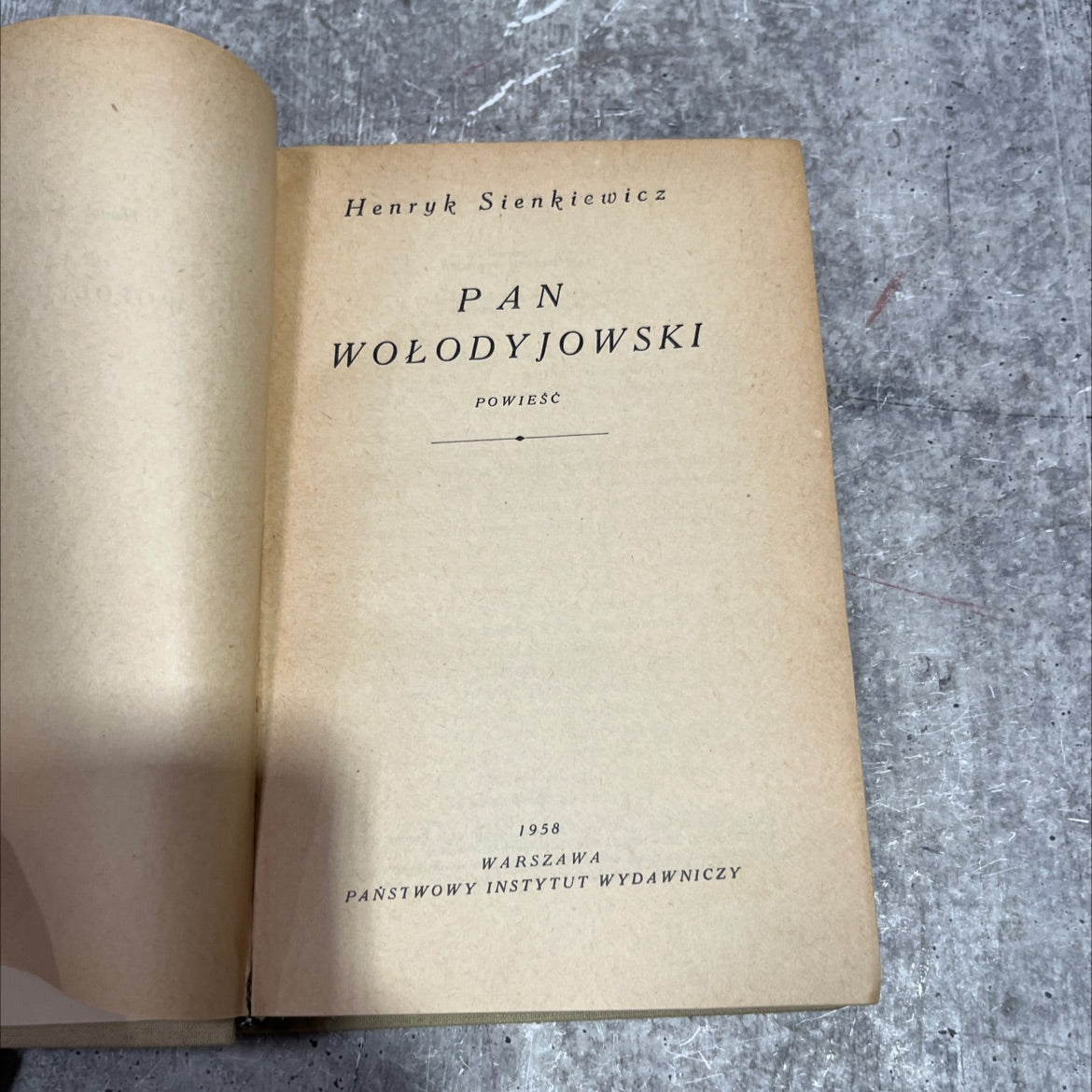 pan wołodyjowski book, by Henryk Sienkiewicz, 1958 Hardcover image 2