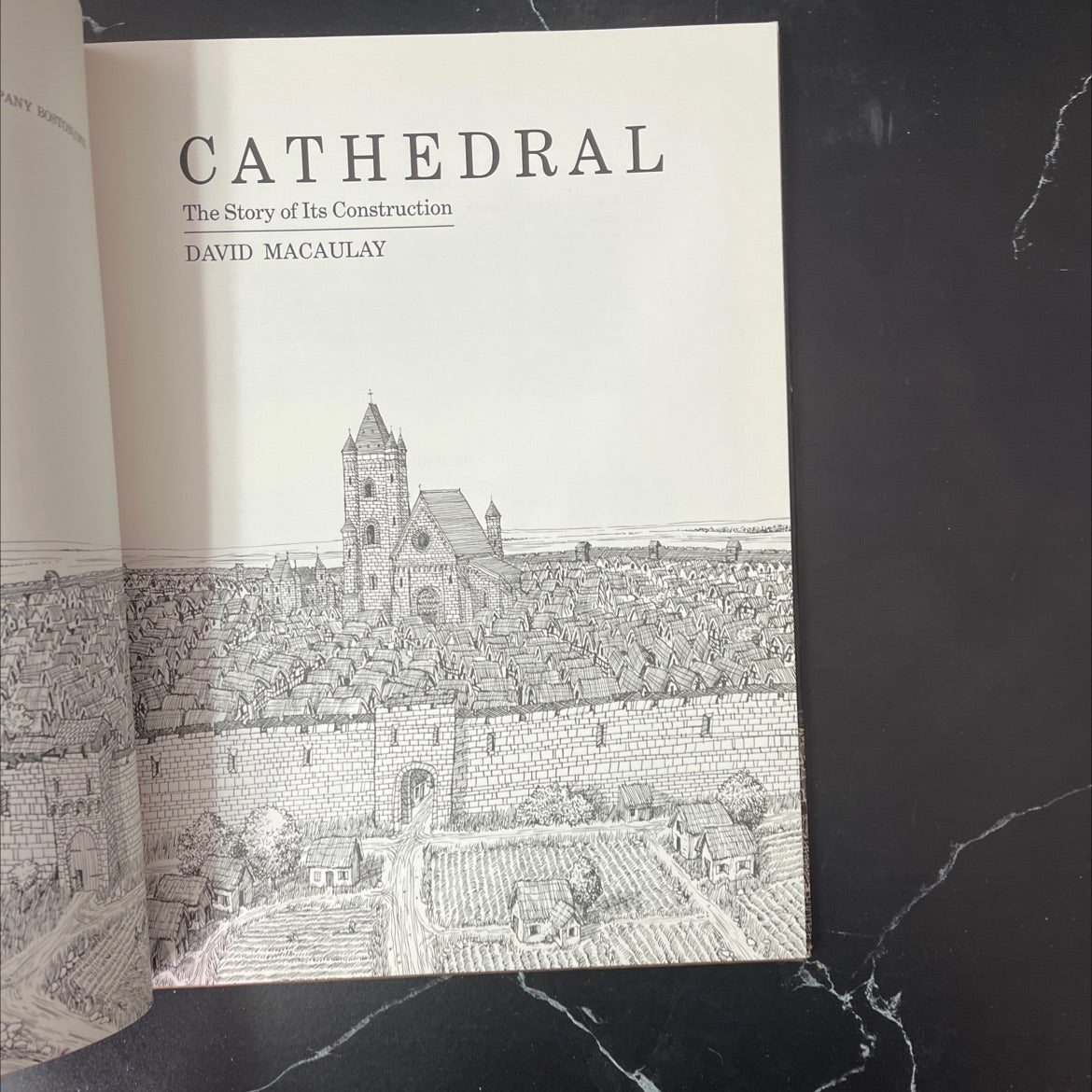 pany boston cathedral the story of its construction book, by david macaulay, 1973 Hardcover, First Edition, Vintage image 2