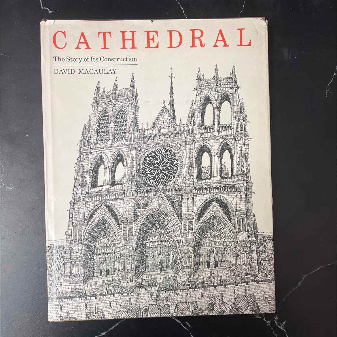 pany boston cathedral the story of its construction book, by david macaulay, 1973 Hardcover, First Edition, Vintage image 1