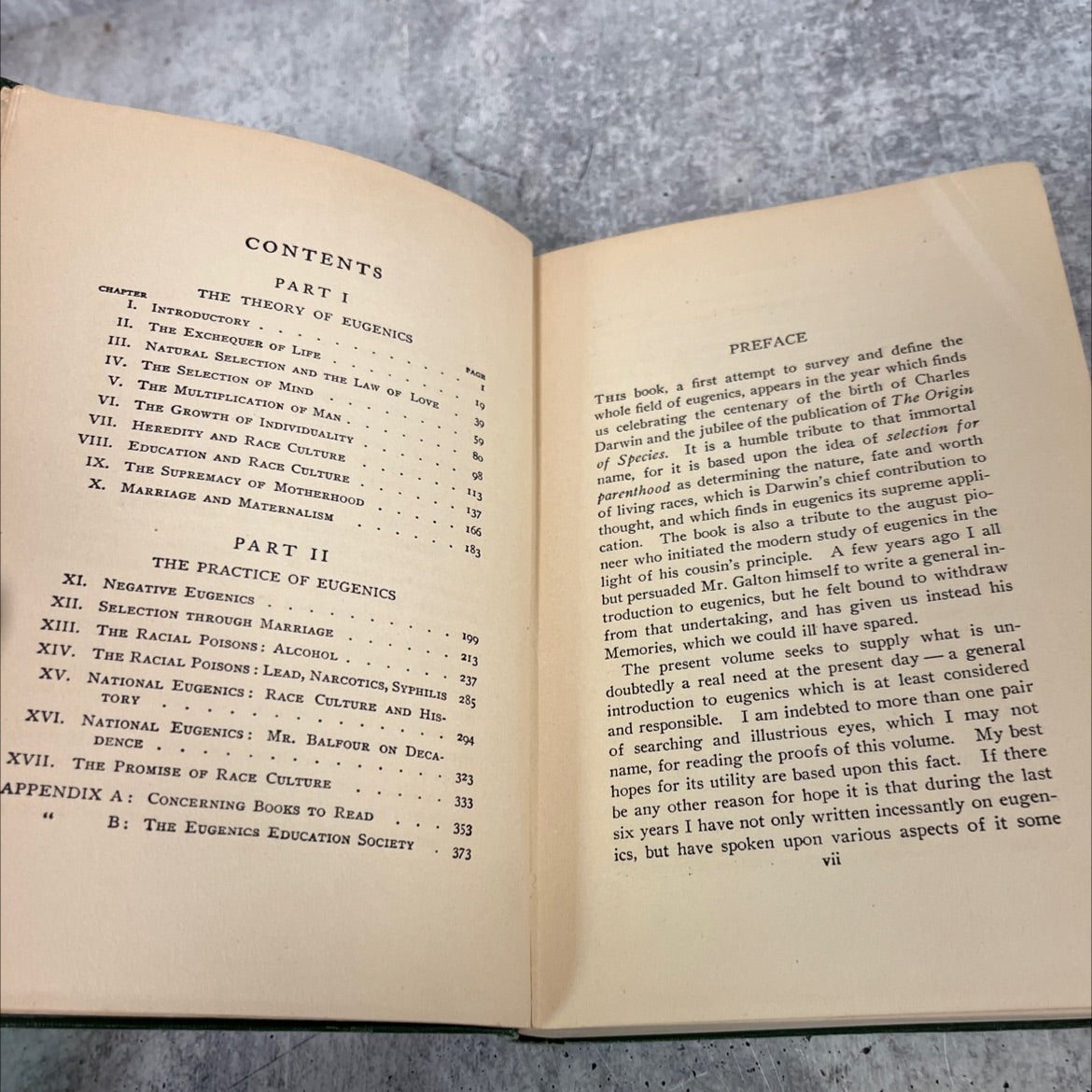 parenthood and race culture an outline of eugenics book, by caleb williams saleeby, 1915 Hardcover image 4