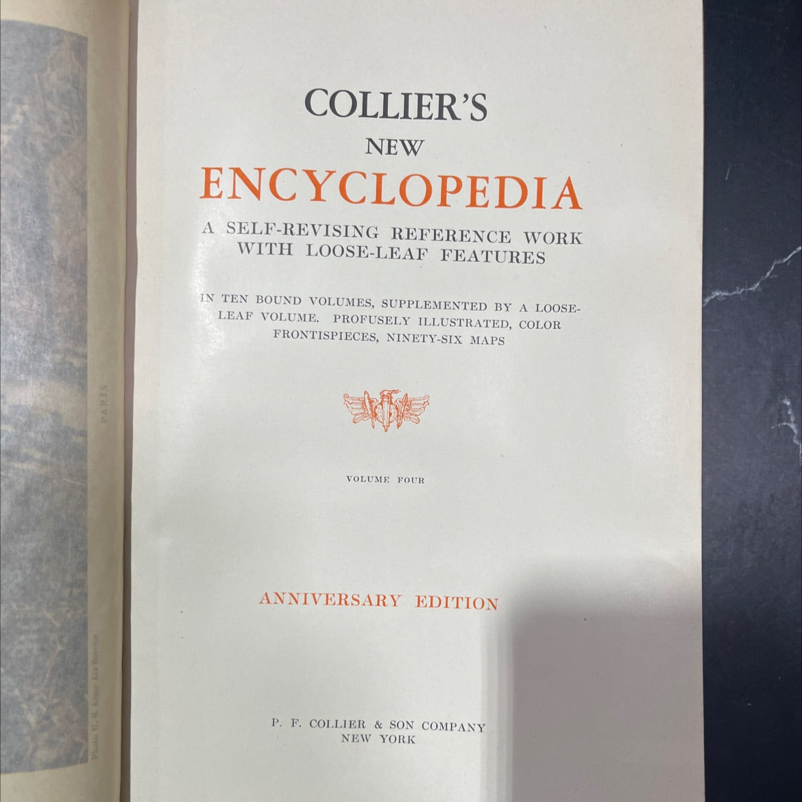 paris collier's new encyclopedia book, by unknown, 1926 Hardcover image 2