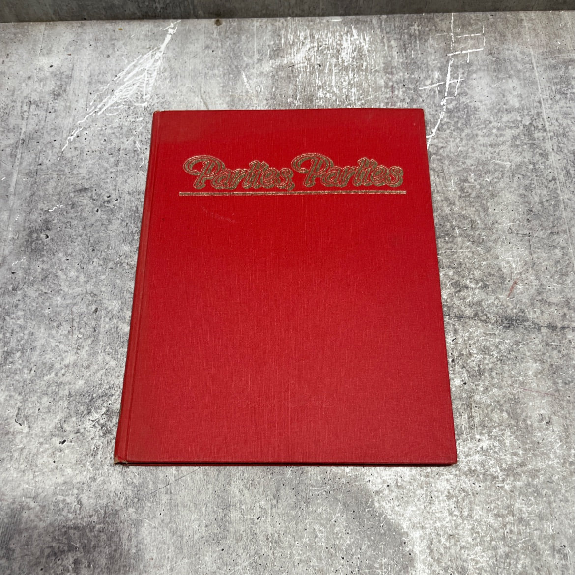 parties, parties book, by Fran Chiles, 1984 Hardcover image 1