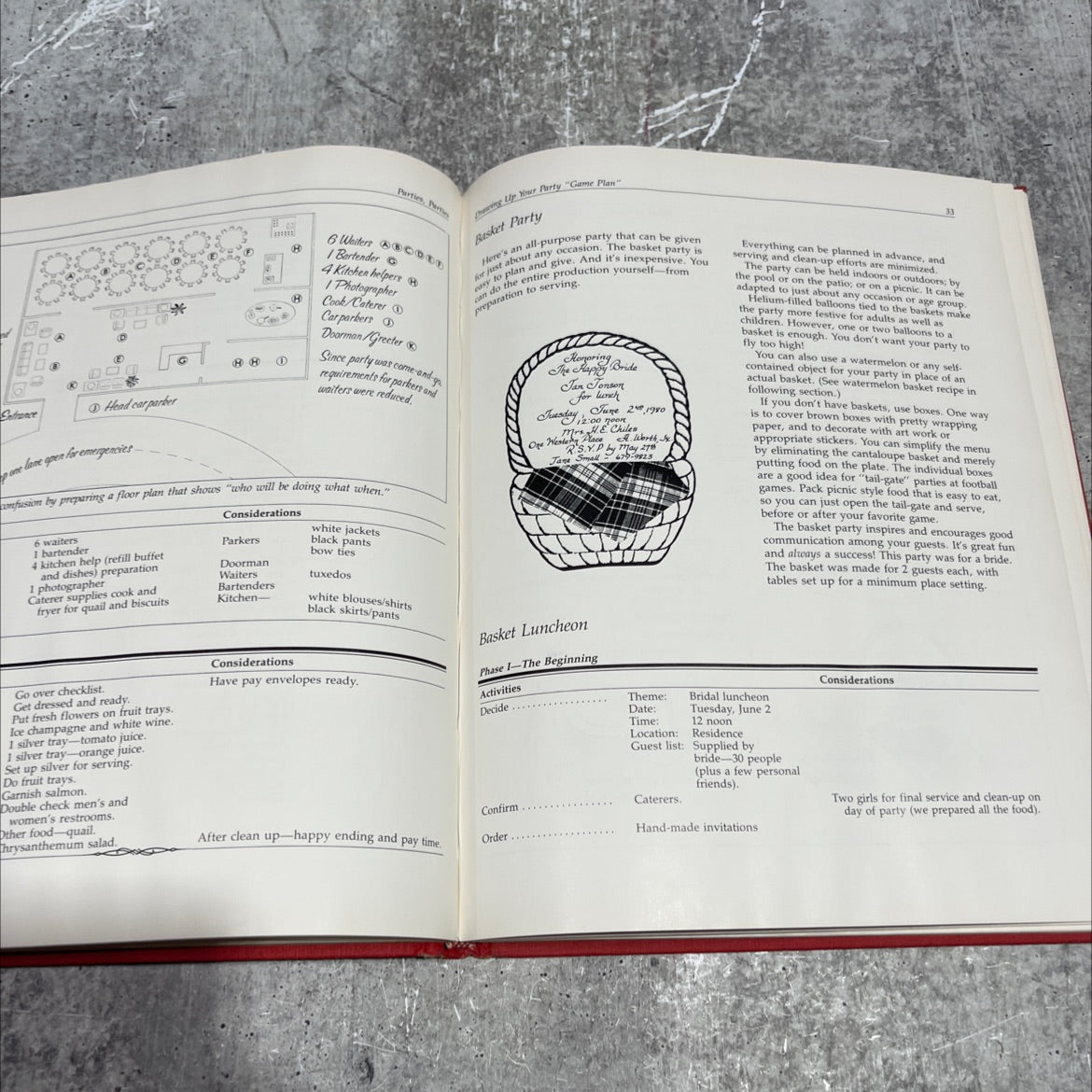 parties, parties book, by Fran Chiles, 1984 Hardcover image 4