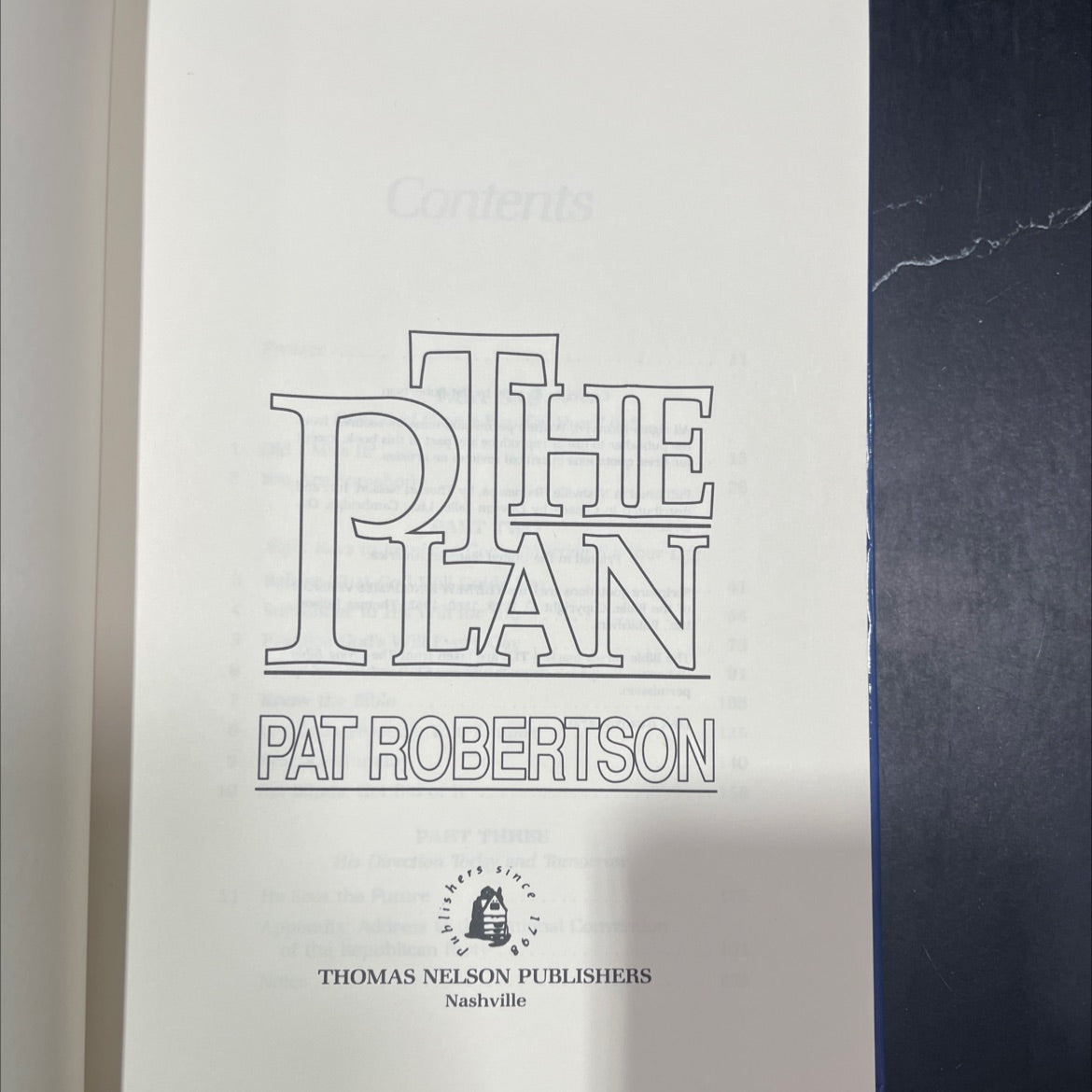 pat robertson book, by Pat Robertson, 1989 Hardcover image 2