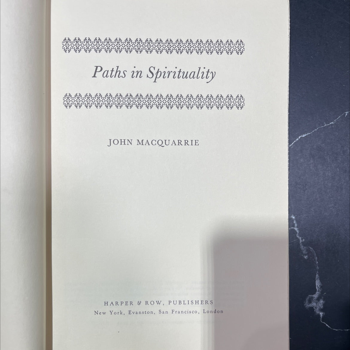 paths in spirituality book, by john macquarrie, 1972 Hardcover image 2
