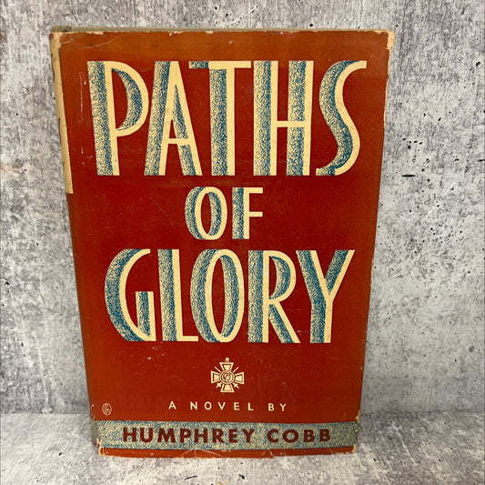 paths of glory book, by humphrey cobb, 1935 Hardcover, First Edition, Rare, Vintage image 1
