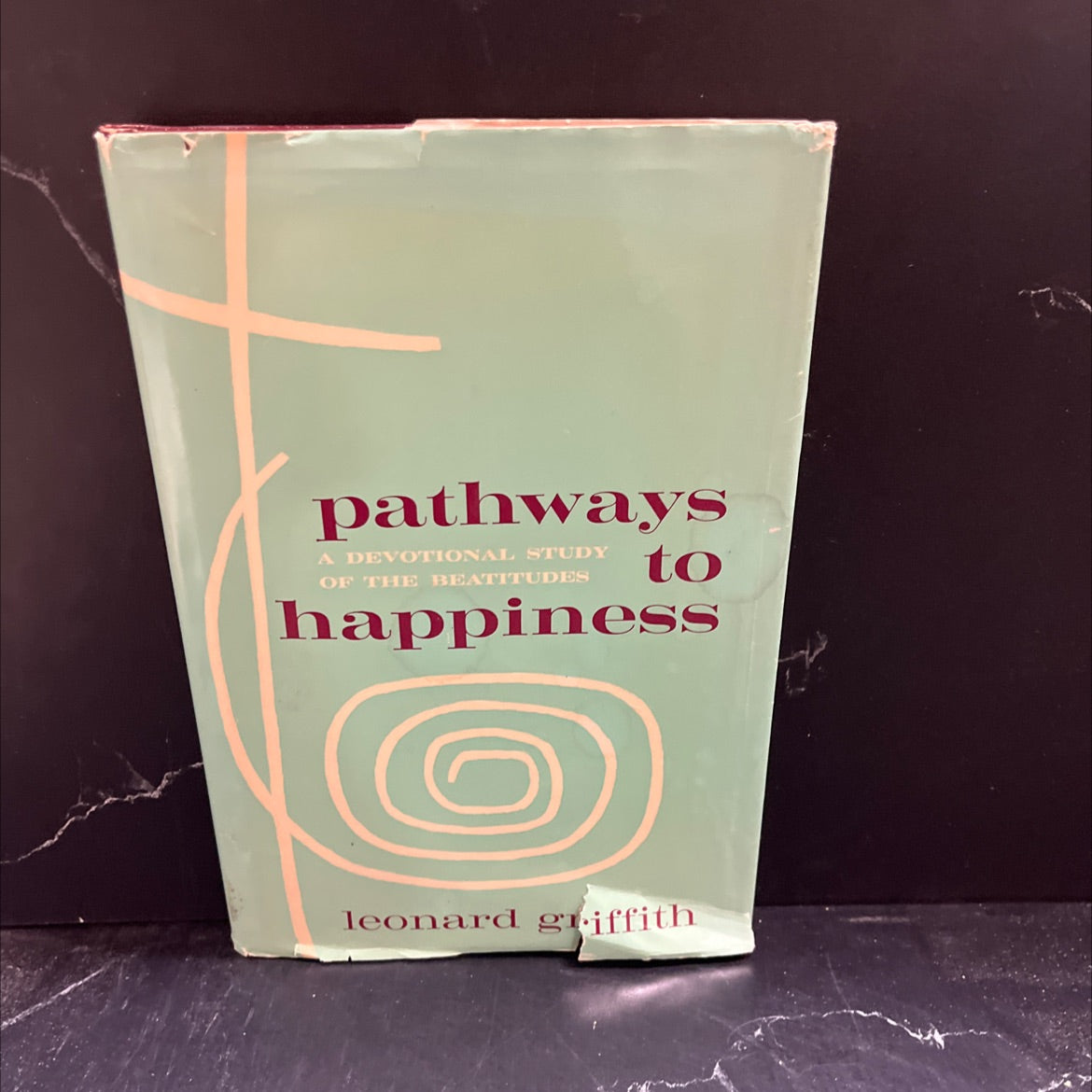 pathways to happiness a devotional study of the beatitudes book, by leonard griffith, 1964 Hardcover image 1