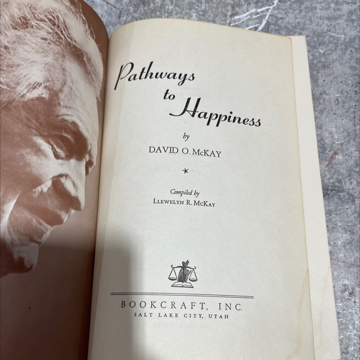 pathways to happiness book, by david o. mckay, 1957 Hardcover image 2