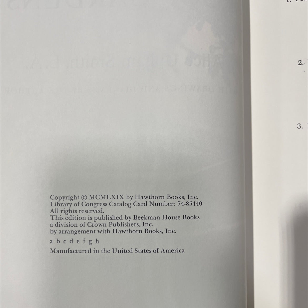 patios, terraces, decks, and roof gardens book, by Alice Upham Smith, 1969 Hardcover image 3