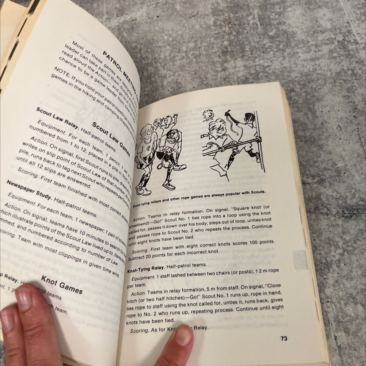 patrol leader handbook book, by William \"Green Bar Bill\" Hillcourt, Keith Monroe Irving, 1984 Paperback image 4