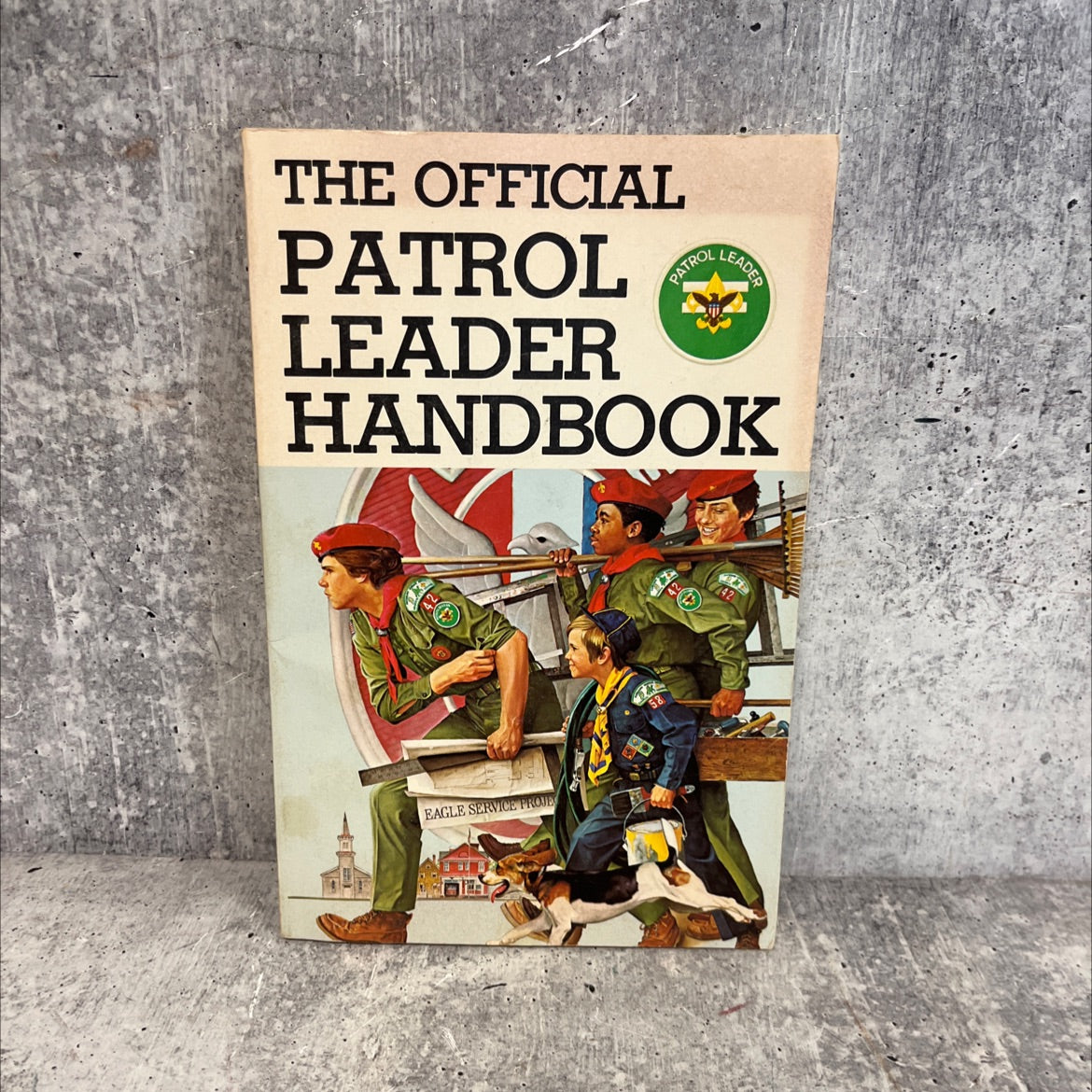 patrol leader handbook book, by William \"Green Bar Bill\" Hillcourt, Keith Monroe Irving, 1984 Paperback image 1