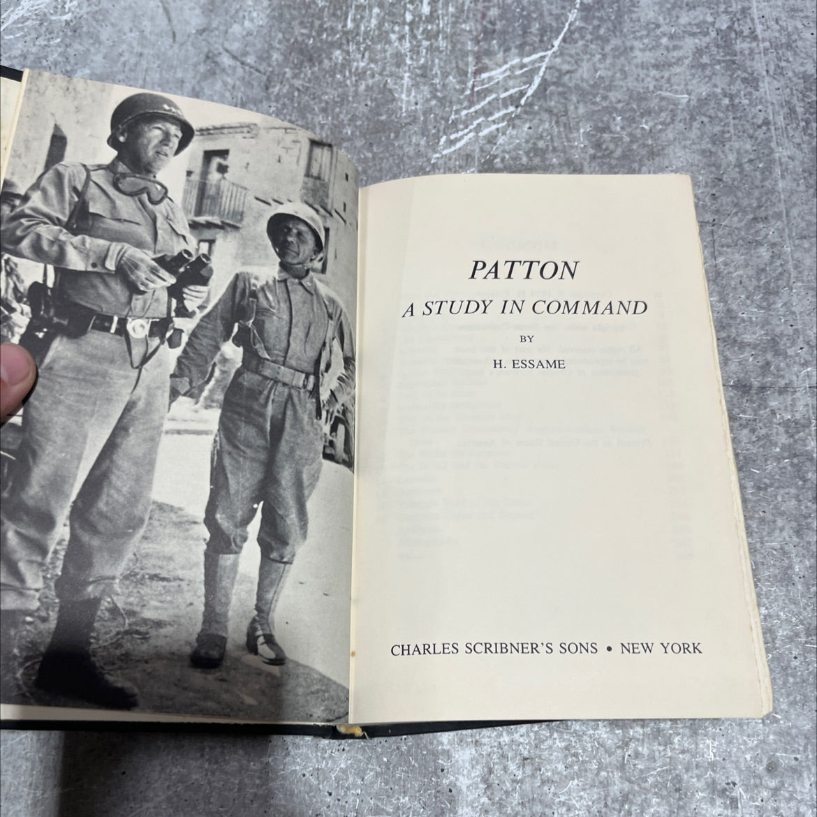 patton a study in command book, by h. essame, 1974 Hardcover image 2