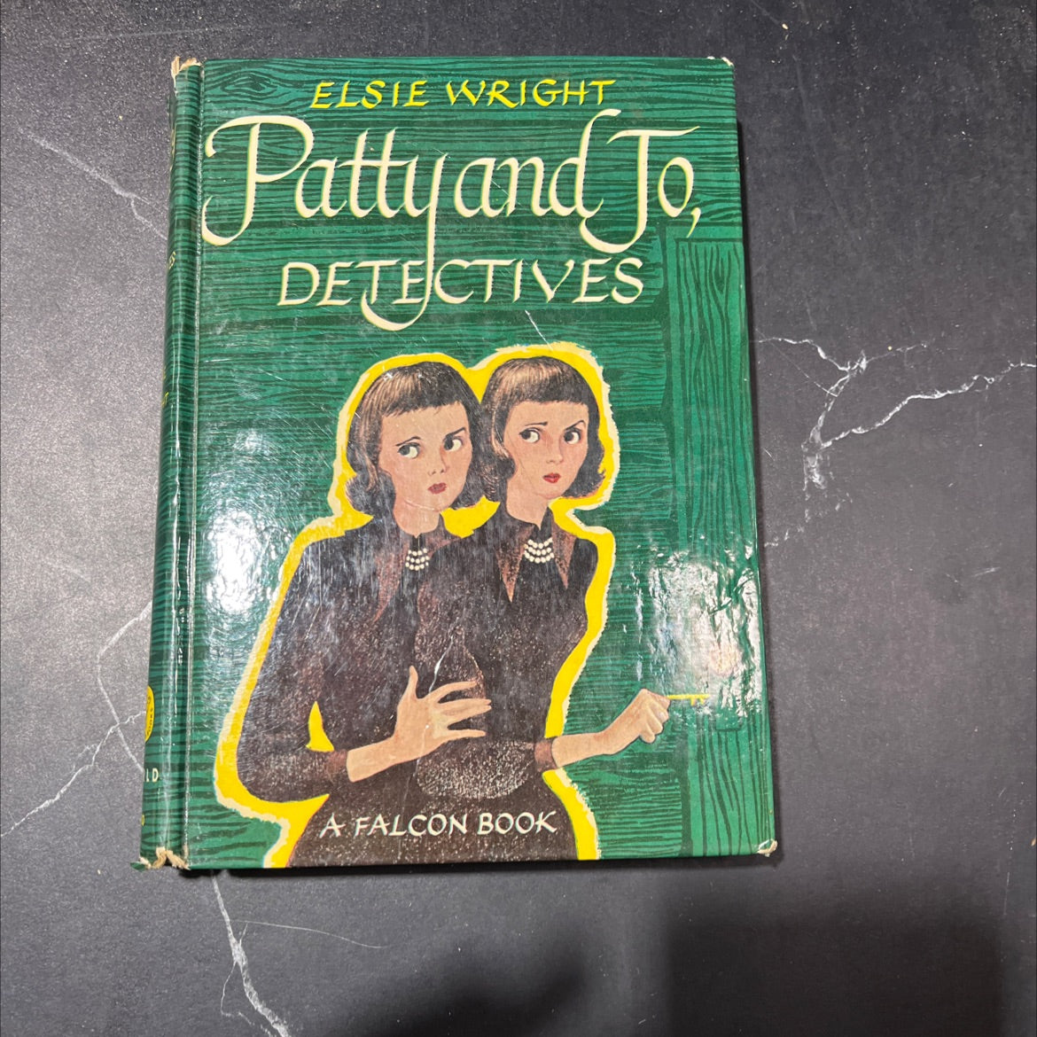 patty and jo detectives book, by elsie wright falcon, 1948 Hardcover image 1