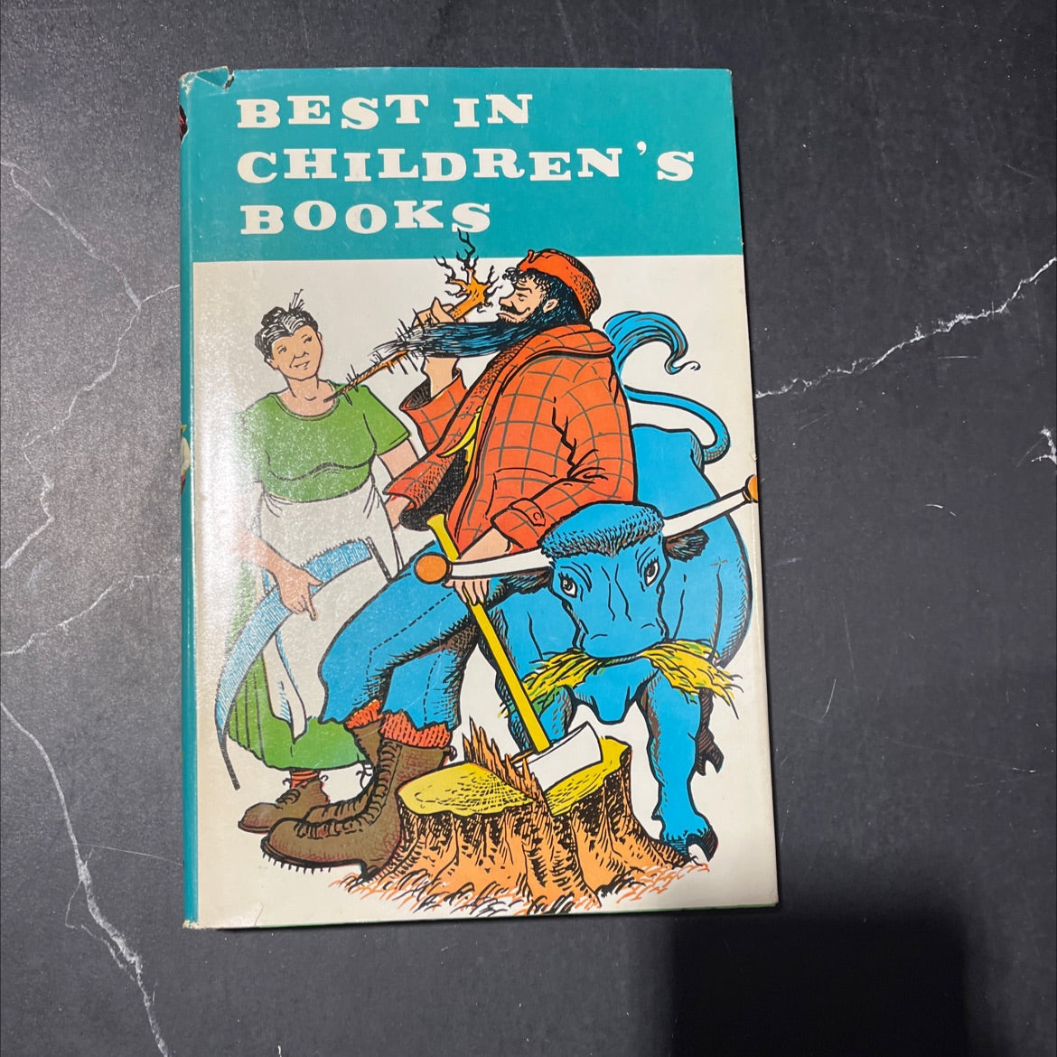 paul bunyan: hero of the lumber woods book, by wallace wadsworth, 1970 Hardcover image 1