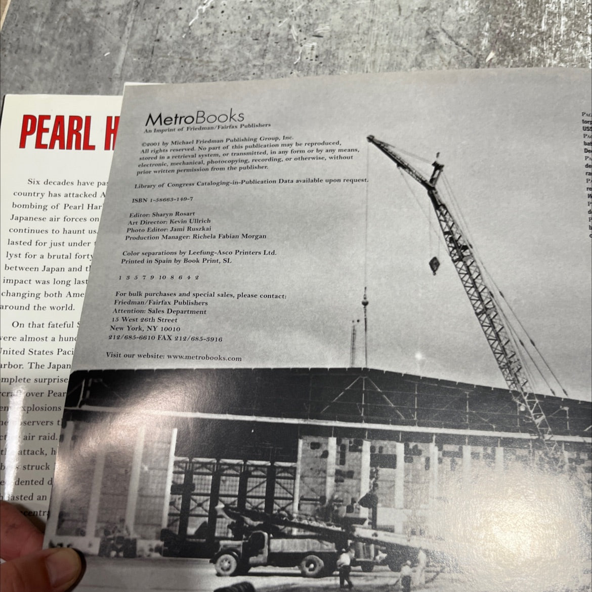 pearl harbor book, by ernest arroyo, 2001 Hardcover image 3