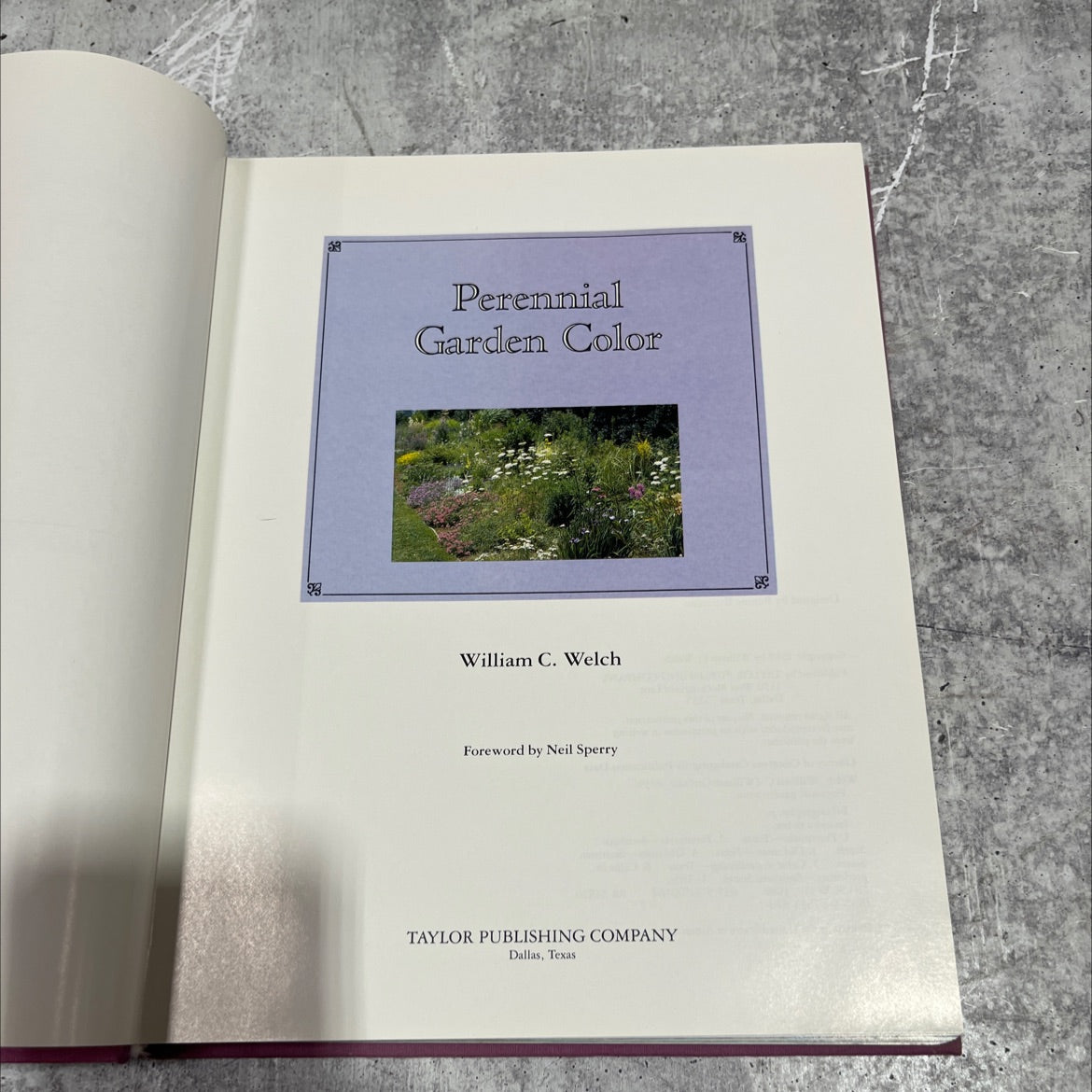perennial garden color book, by William C. Welch, 1989 Hardcover image 2