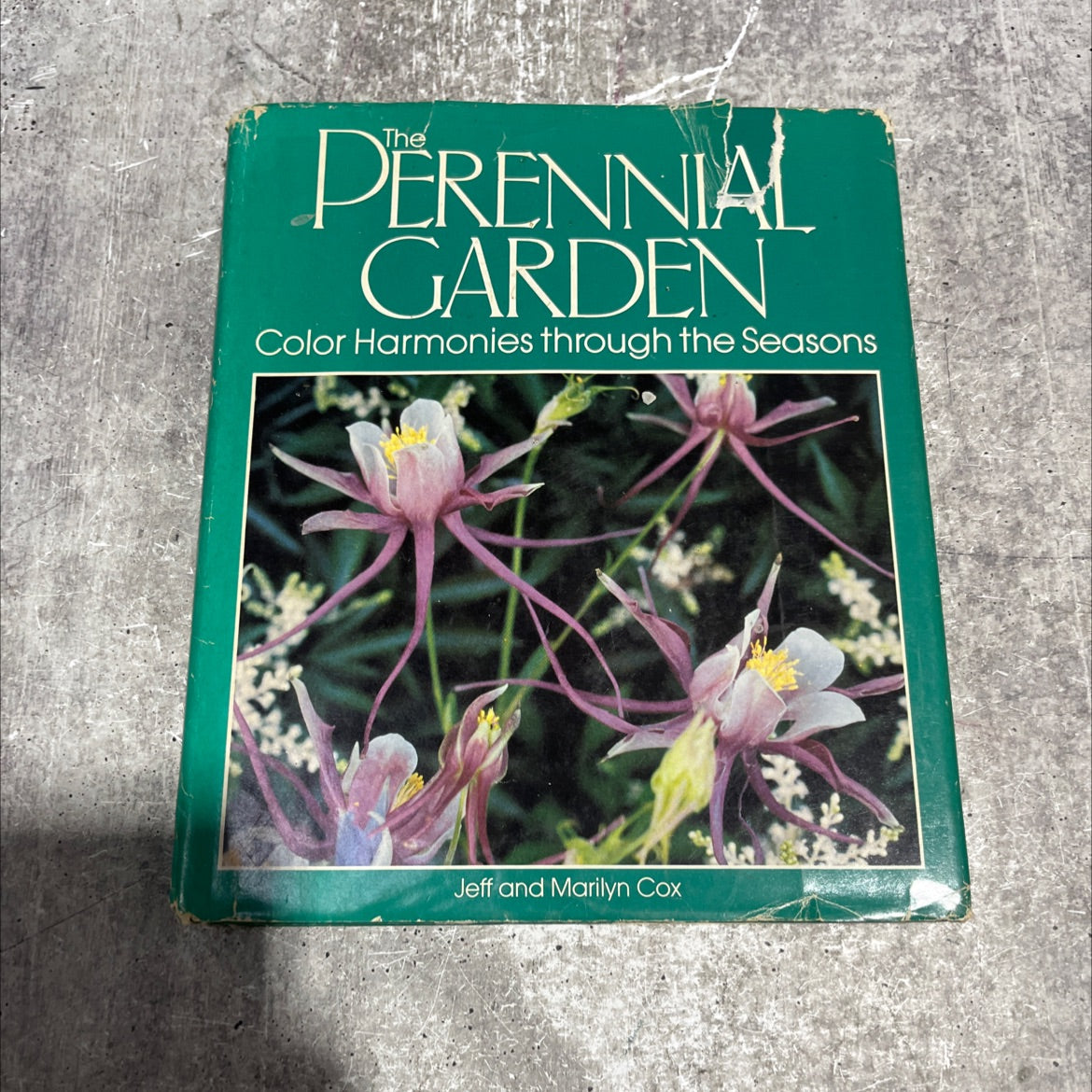 perennial garden book, by Jeff and Marilyn Cox, 1985 Hardcover image 1