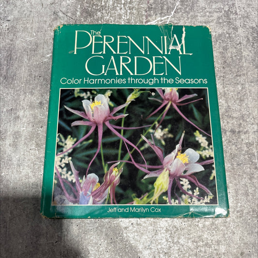 perennial garden book, by Jeff and Marilyn Cox, 1985 Hardcover image 1