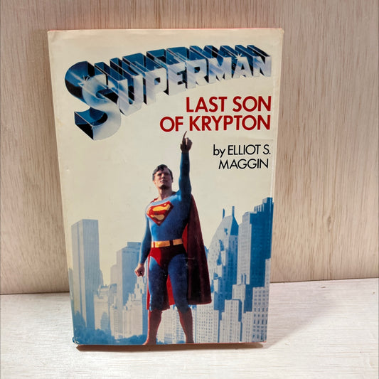 perman super last son of krypton book, by elliot s. maggin, 1978 Hardcover, Vintage image 1