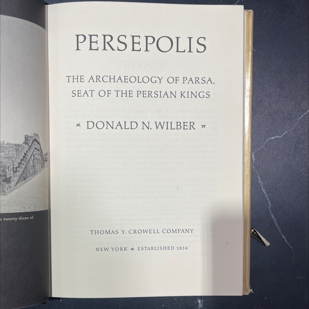 persepolis the archaeology of parsa, seat of the persian kings book, by donald n. wilber, 1969 Hardcover image 2