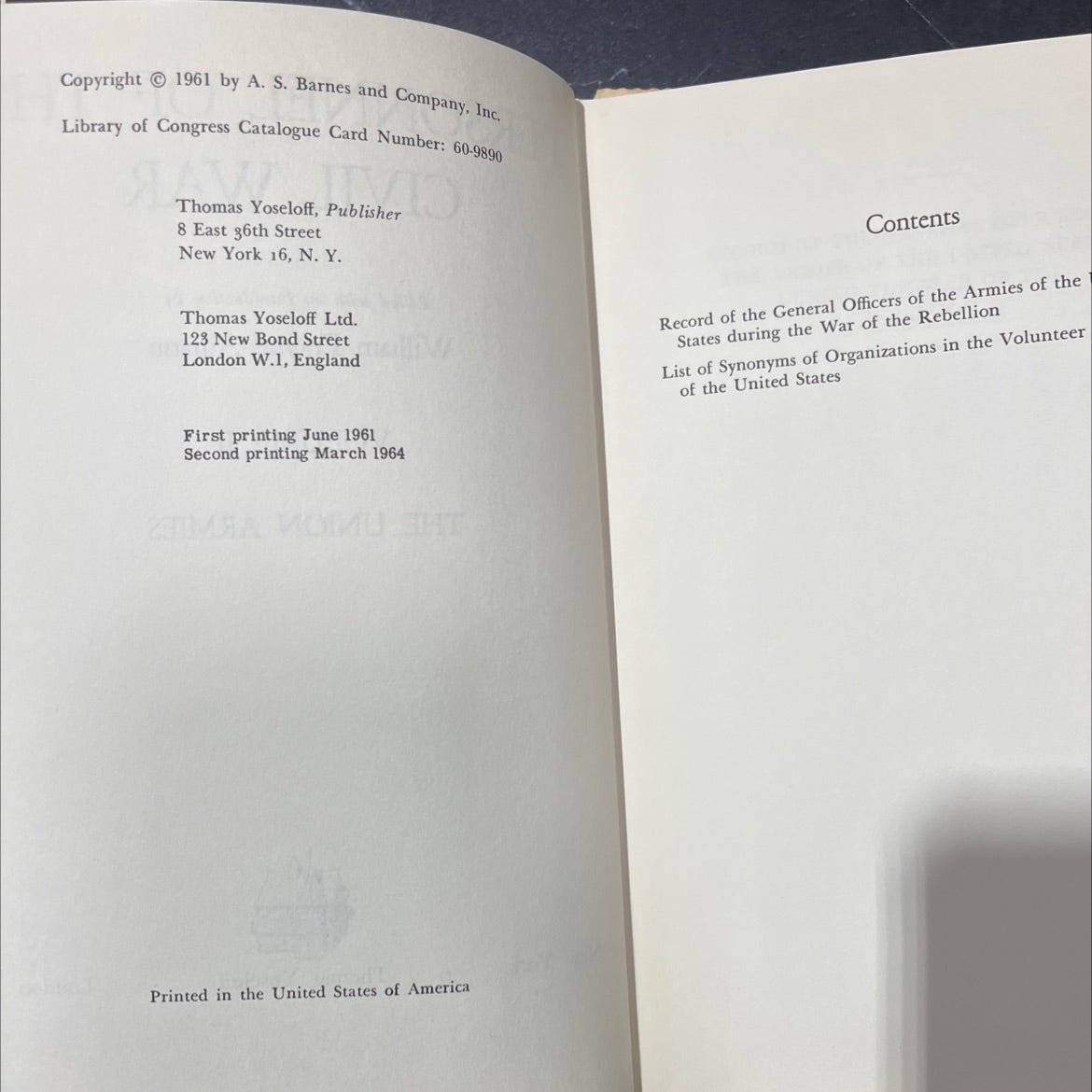 personnel of the civil war book, by william frayne amann, 1961 Hardcover image 3