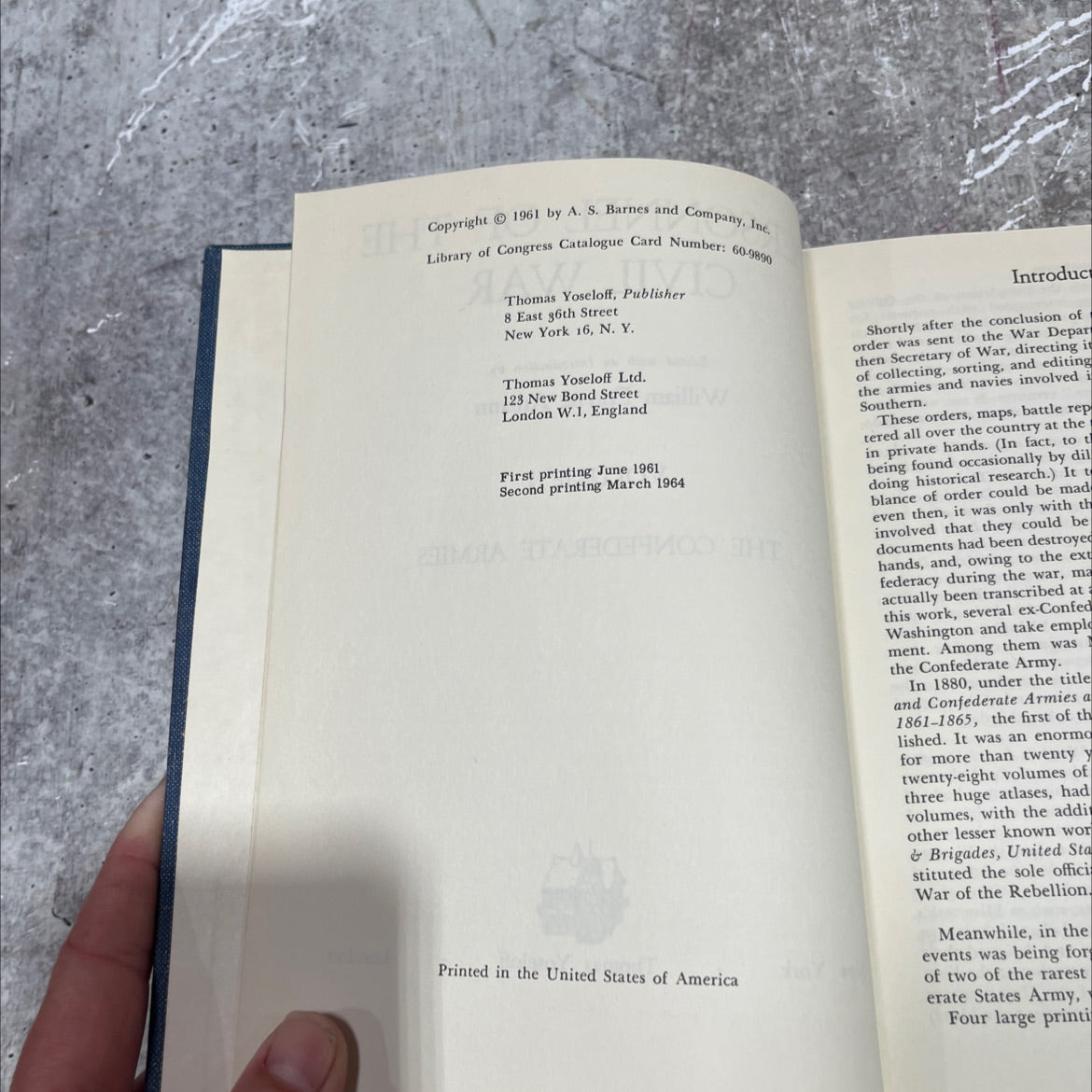 personnel of the civil war book, by William Frayne Amann, 1964 Hardcover image 3