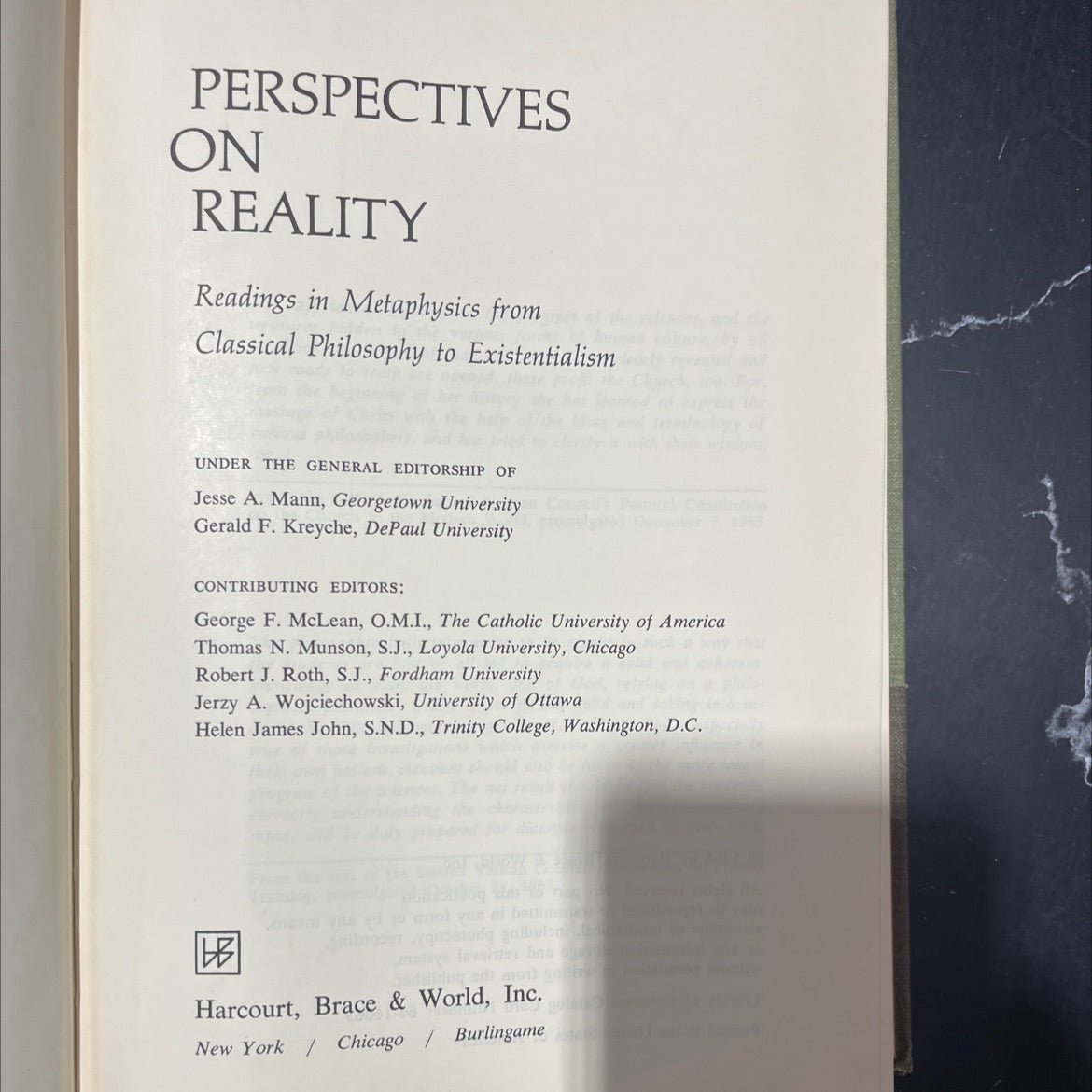 perspectives on reality readings in metaphysics from classical philosophy to existentialism book, by Jesse A. Mann, image 2